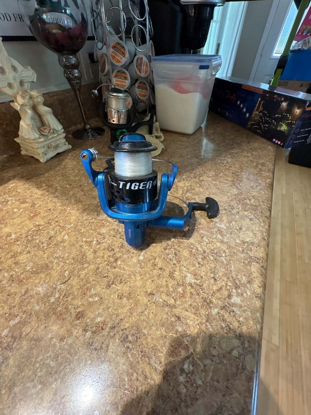 Shakespeare Tiger TGRB50 Blue Spinning Fishing Reel